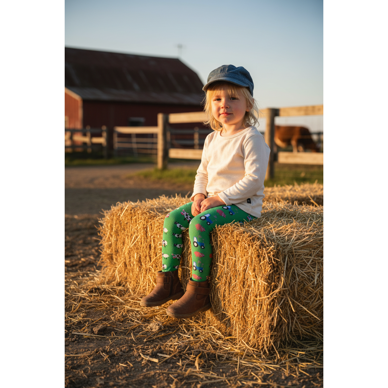 Slugs & Snails Farm Tractors Cows and Sheep Design collant