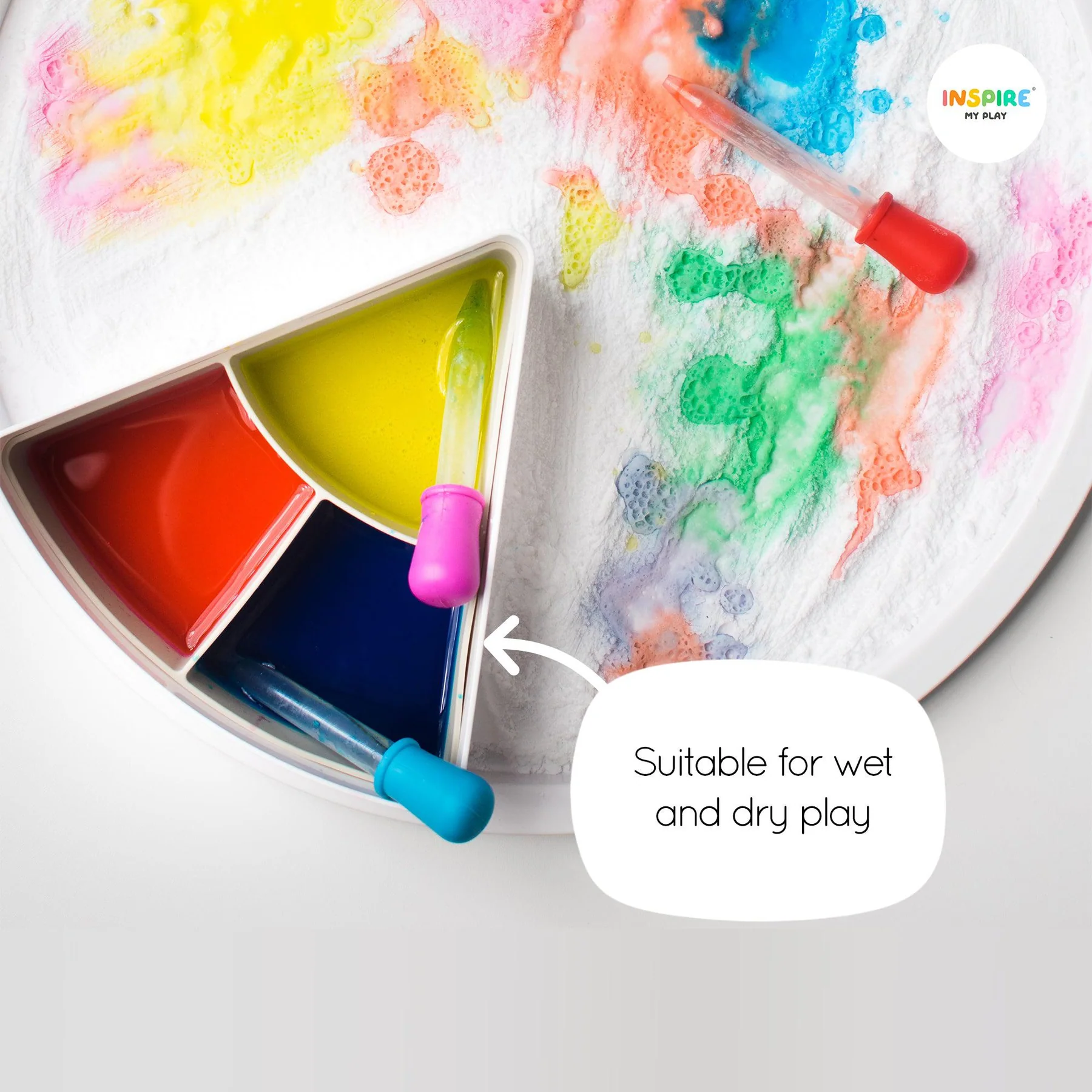 Inspire My Play PlayTry inserti silicone verde 3 pz