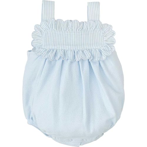 Babidu Calma pagliaccetto neonato celeste cotone