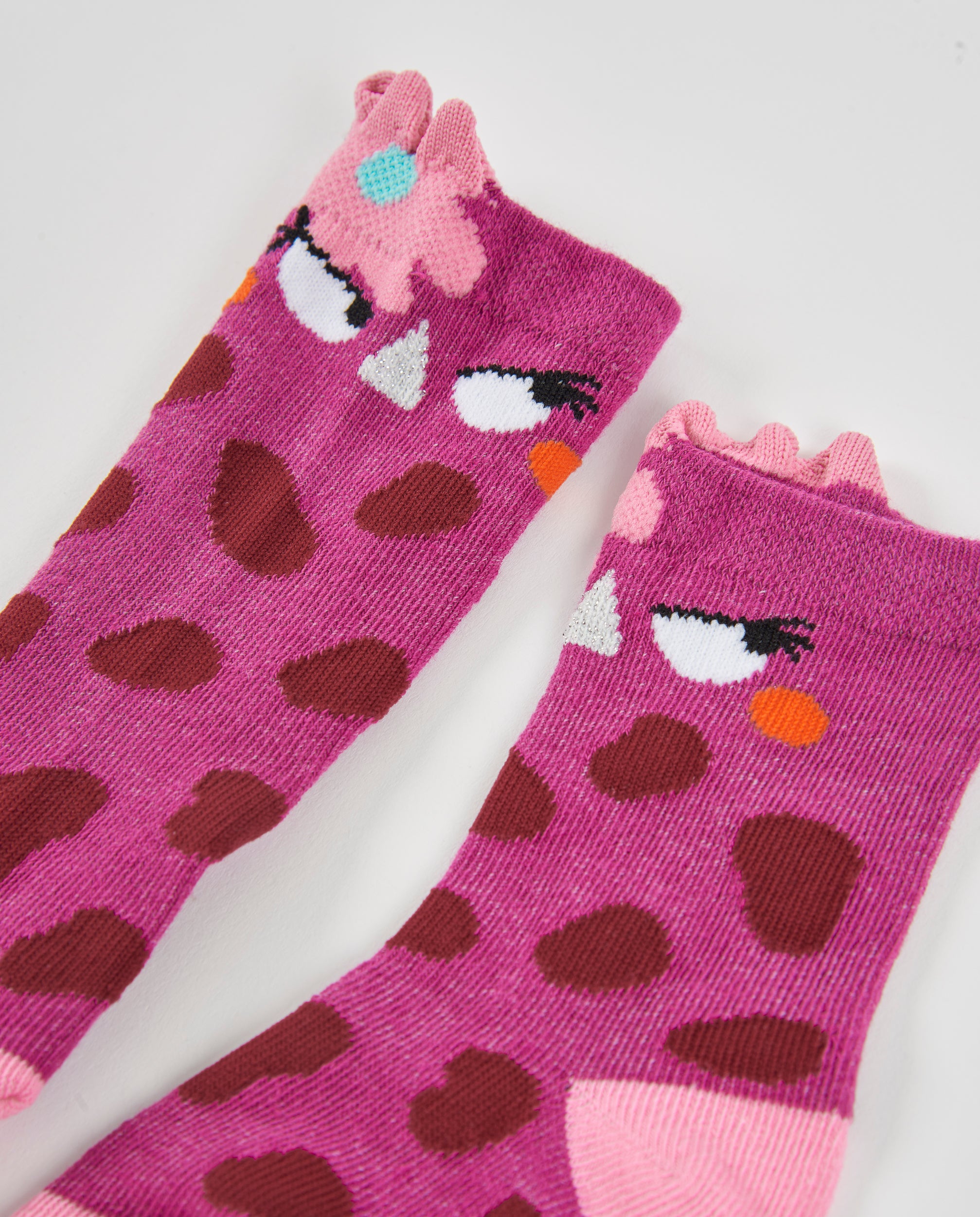 Tuc Tuc calzini bambina rosa cuori set 2 paia