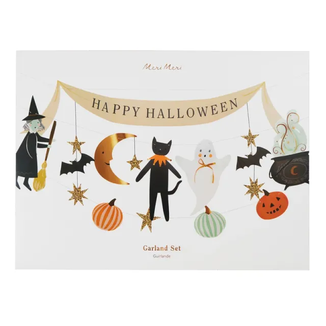 Meri Meri Halloween ghirlanda carta set 3 pezzi