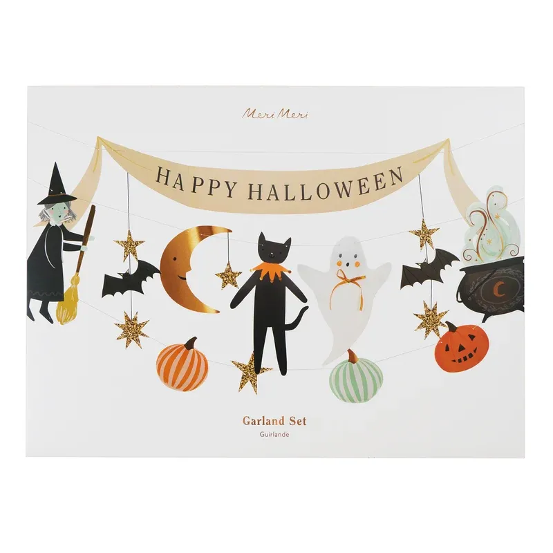 Meri Meri Halloween ghirlanda carta set 3 pezzi