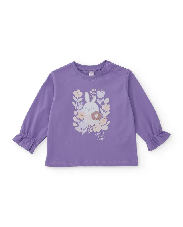Tuc Tuc Cute Forest maglietta bimba lilla coniglio