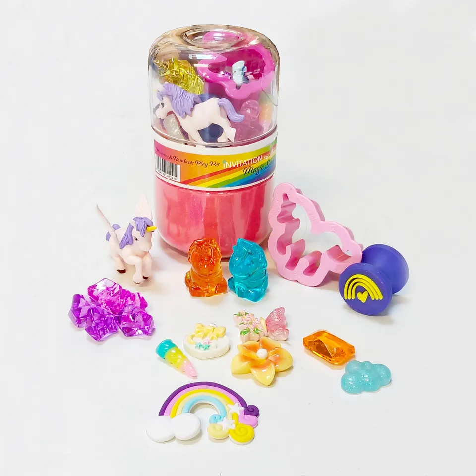 Invitation to Imagine Unicorns Rainbow sabbia magica 230 g