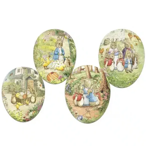 Nestler Beatrix Potter uovo di Pasqua 25 cm in cartone
