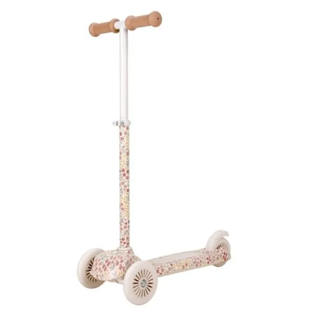 Little Dutch monopattino 3 ruote bianco fiori 2-6 anni