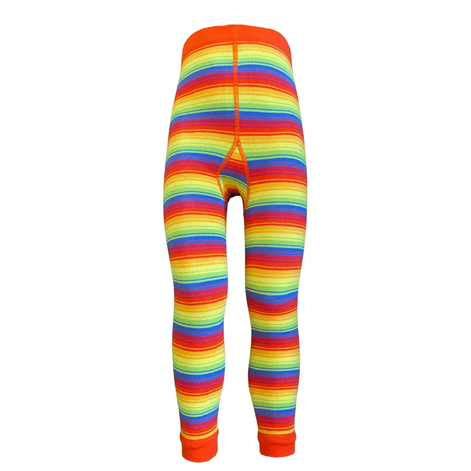 Slugs & Snails Rainbow leggings bimba arcobaleno cotone bio