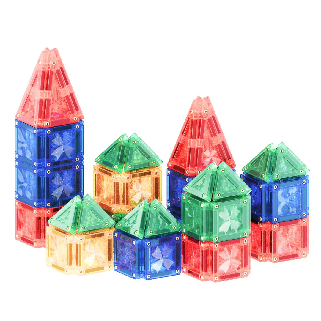 Cleverclixx Mini Tiles Pack 28 costruzioni magnetiche 28 pezzi