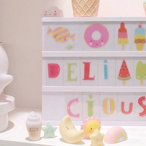 Little Lovely Company lightbox figure kawaii pastello 48 pz
