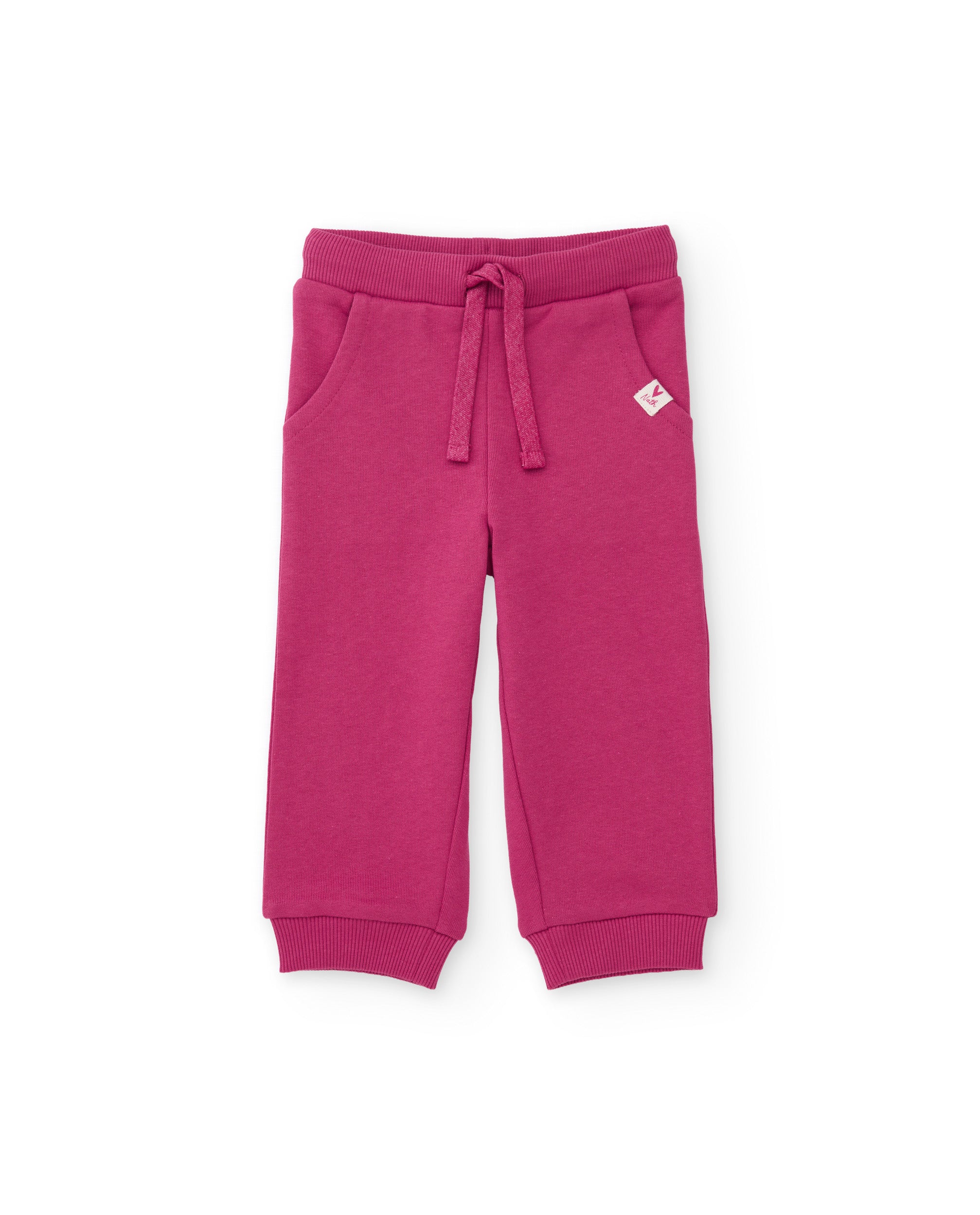 Tuc Tuc tuta bambina felpa fucsia con fiocco
