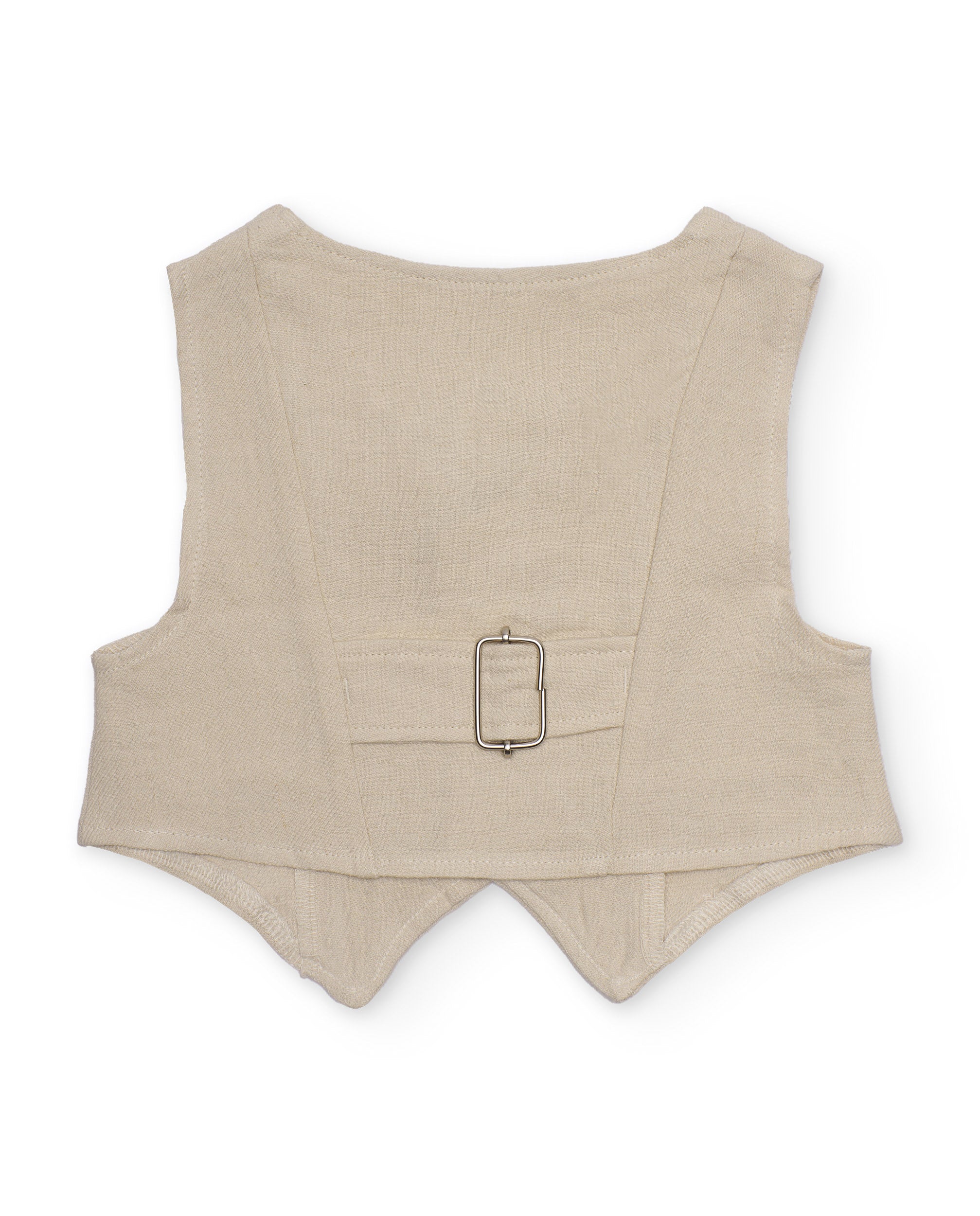 Tuc Tuc gilet bambino beige bottoni cerimonia