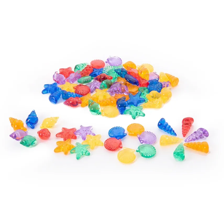 TickiT Conchiglie Tattili set 72 pezzi arcobaleno