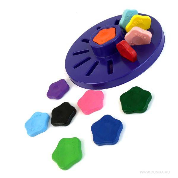 Djeco Set 12 Pastelli a Cera Fiore Ergonomici