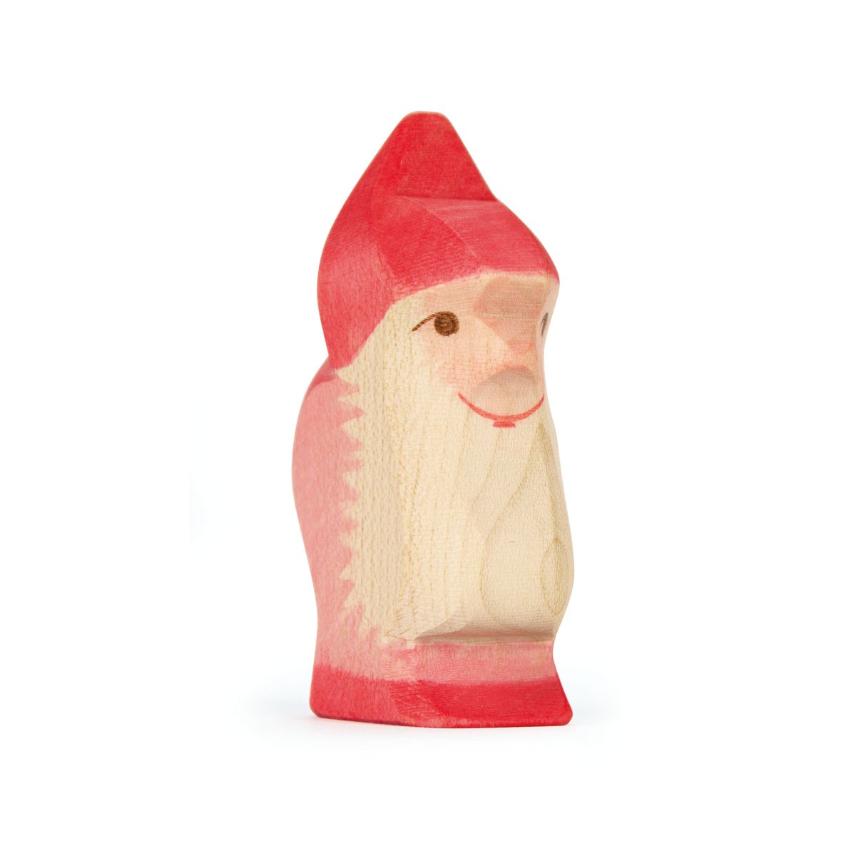Ostheimer nano rosso figura legno dipinta a mano 7 cm