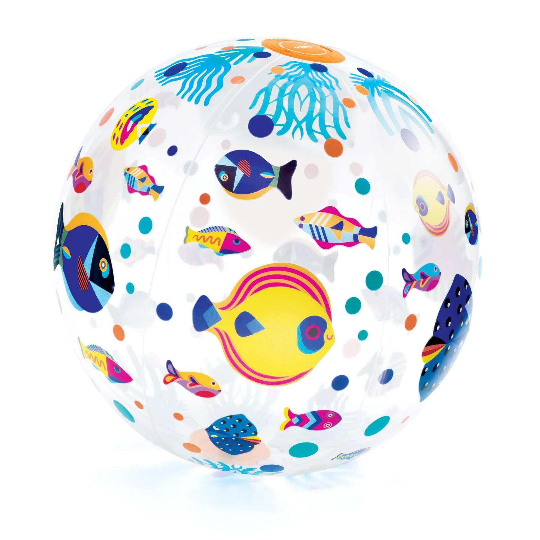 Djeco Fishes Ball pallone gonfiabile 35 cm mare