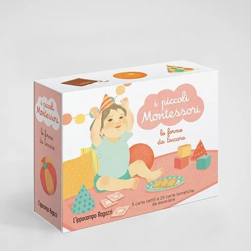 L’Ippocampo Piccoli Montessori Forme cofanetto tattile bimbi
