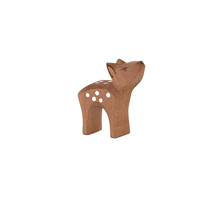 Ostheimer Cerbiatto Testa Su figura legno 6 cm