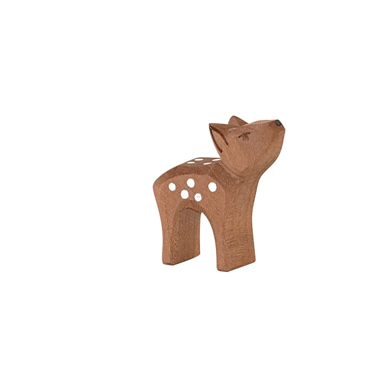 Ostheimer Cerbiatto Testa Su figura legno 6 cm