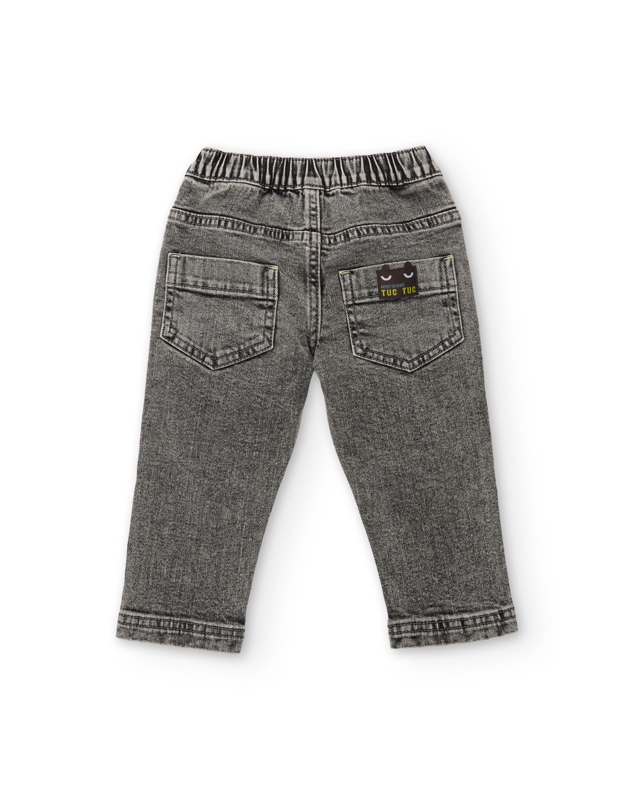 Tuc Tuc Mystic Forest jeans bambino grigio elastico
