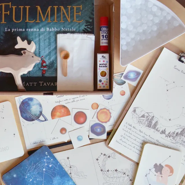 PlayKitBaboo Fulmine kit gioco dicembre con libro renna