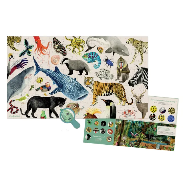 Moulin Roty Tout Autour du Monde puzzle Animali 200 pz