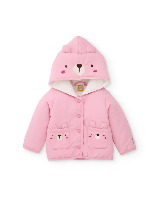 Tuc tuc Sweet Teddy Bear cappotto neonata rosa orsetto