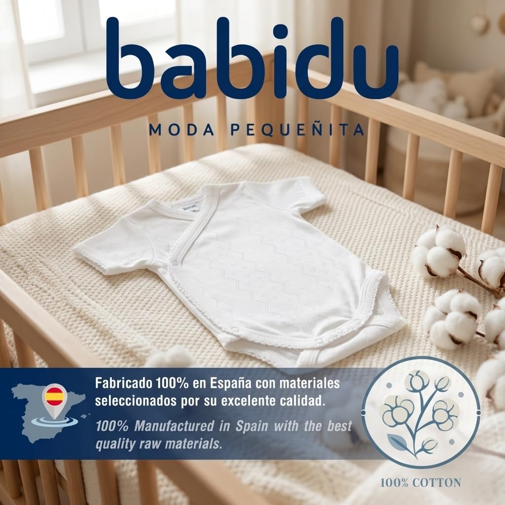Babidu Body Incrociato manica corta cotone