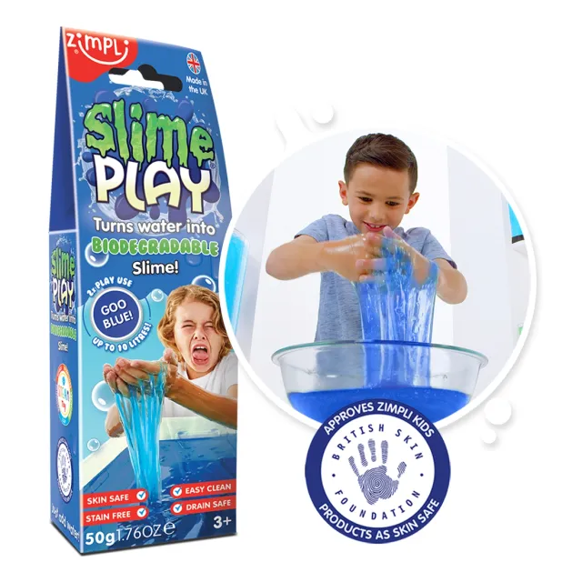 Zimpli Kids Slime Play slime blu polvere 50 g