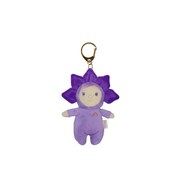 OlliElla Cozy Charm Violet portachiavi peluche viola