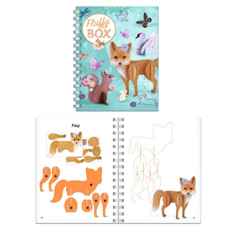 Djeco Fluffy set artistico multiattività 6 attività creative