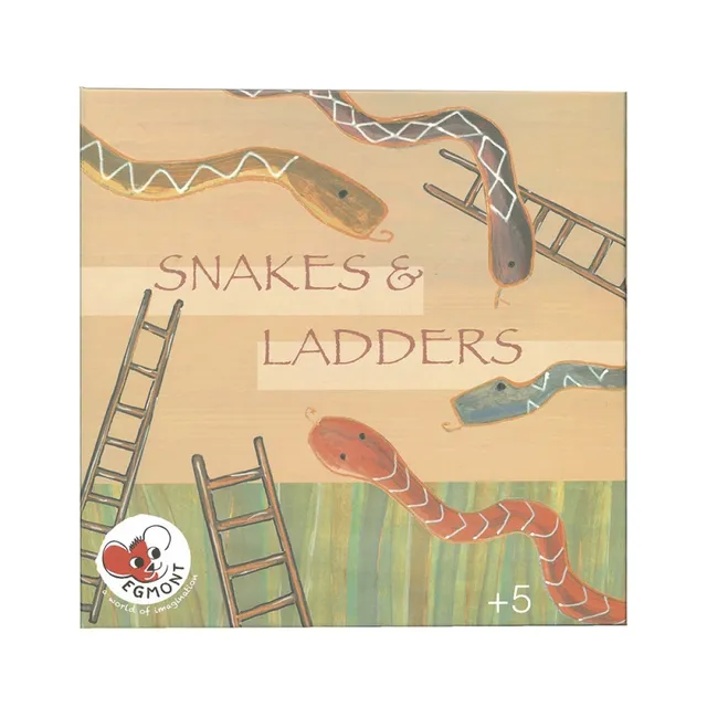 Egmont Toys Snakes and Ladders gioco magnetico cartella 17 cm