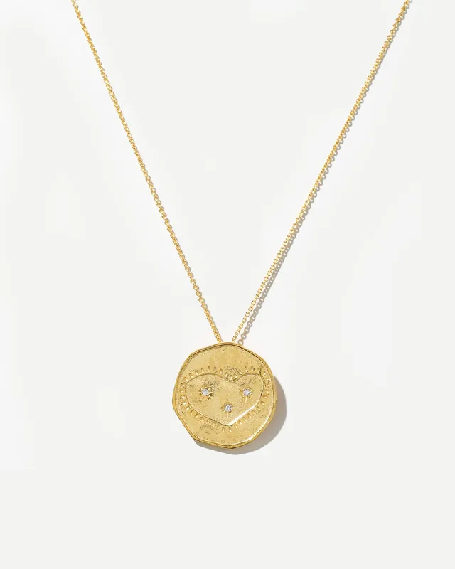 Ella and Rapha Heart collana cuore oro donna
