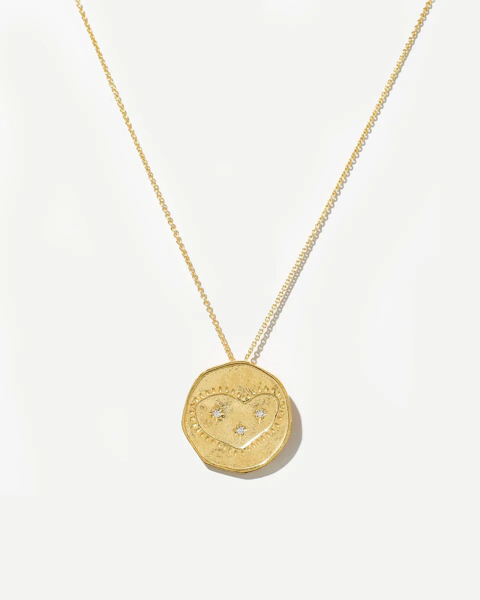 Ella and Rapha Heart collana cuore oro donna