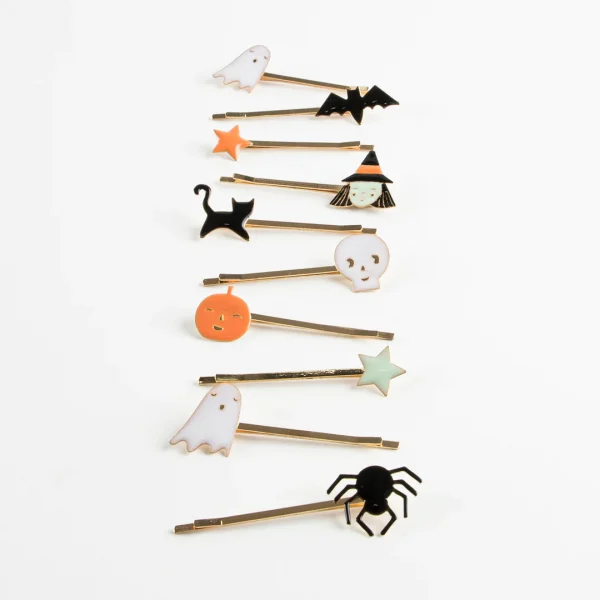 Meri Meri Halloween forcine capelli smaltate set 10 pezzi