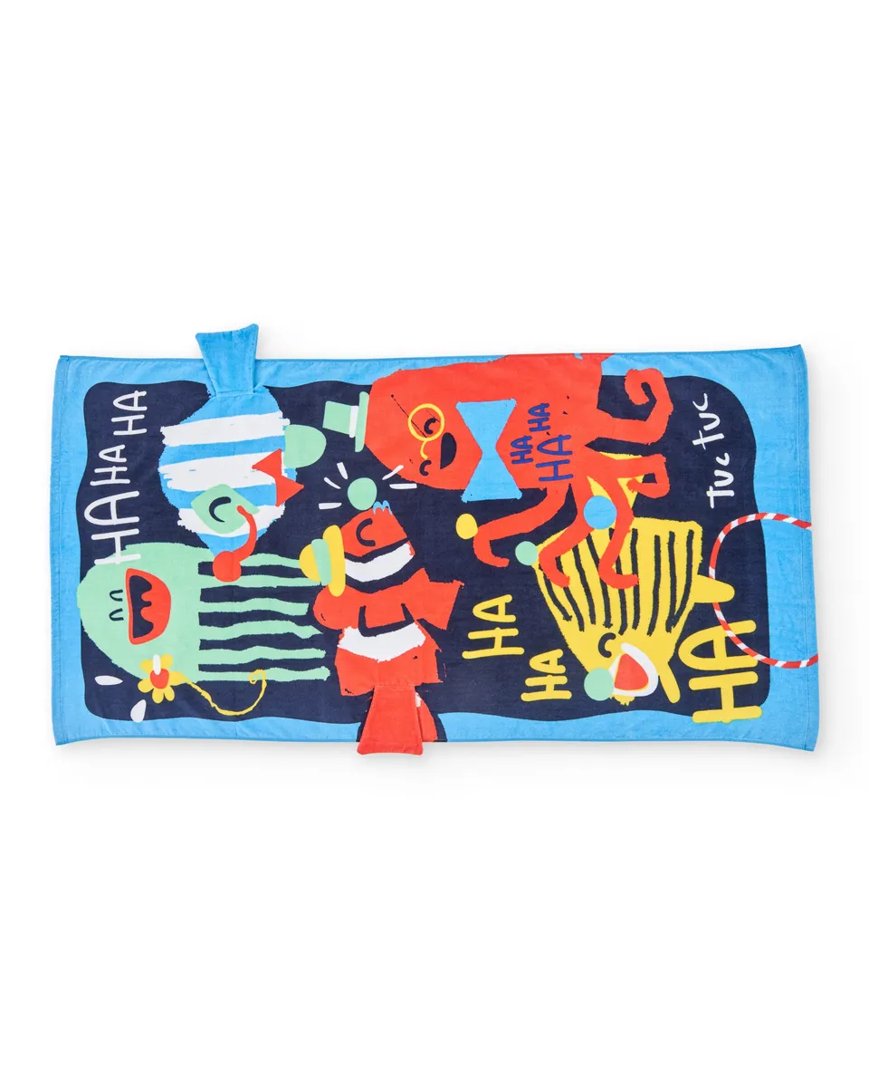 Tuc Tuc telo mare bambino blu personaggi mare
