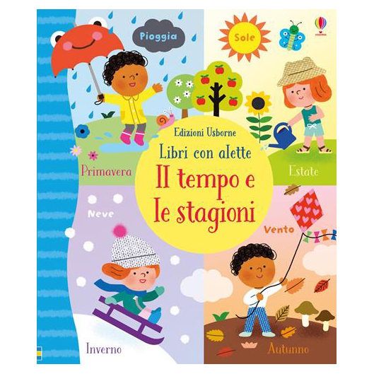 Usborne Il tempo e le stagioni libro con alette