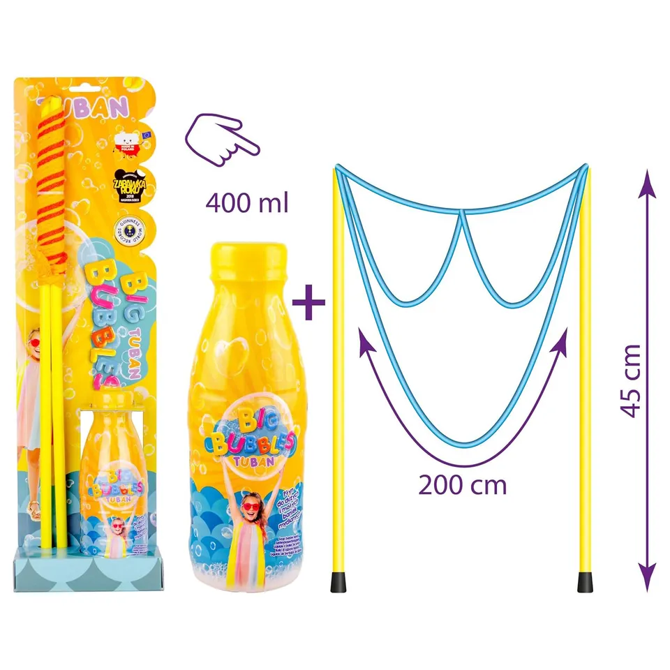 Tuban Goggles Triplo Cappio set bolle giganti 400 ml