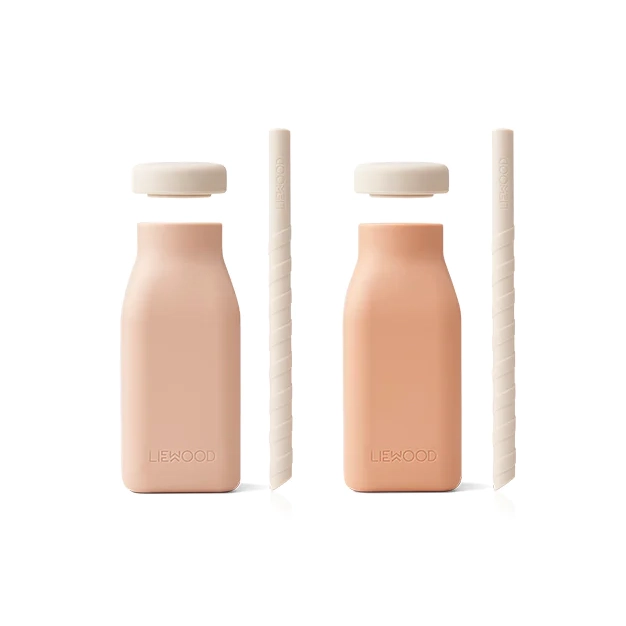 Liewood Erika Rose Set Milkshake silicone 2 pezzi 230 ml