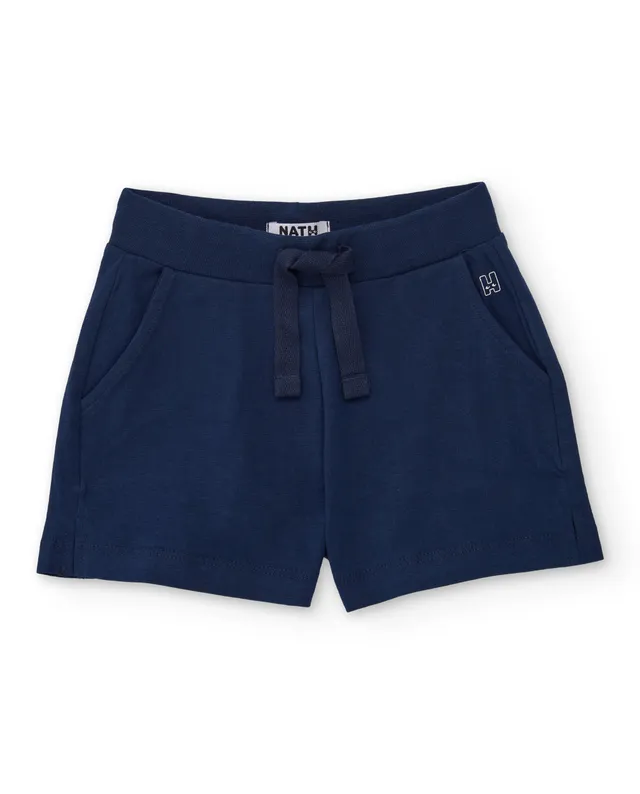 Tuc tuc shorts maglina bambina vita elastica blu