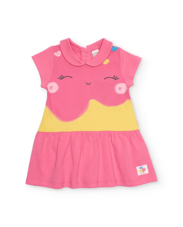 Tuc Tuc vestito neonata rosa set 2 pezzi estate