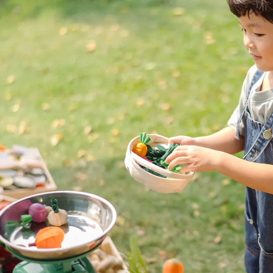 PlanToys Fresh Veggie Basket Cesto 12 Pezzi