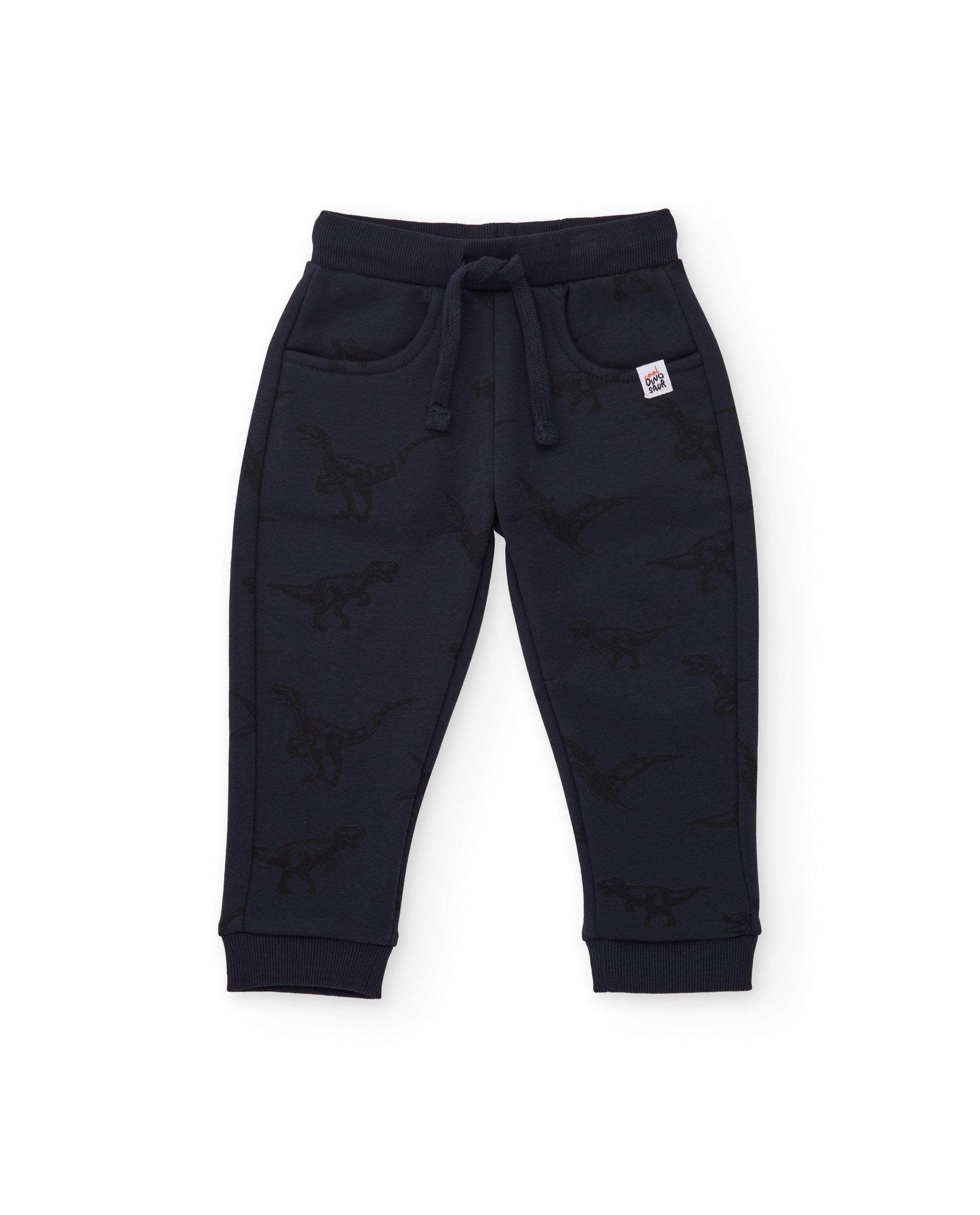 Tuc Tuc pantaloni tuta bambino blu stampa dinosauro