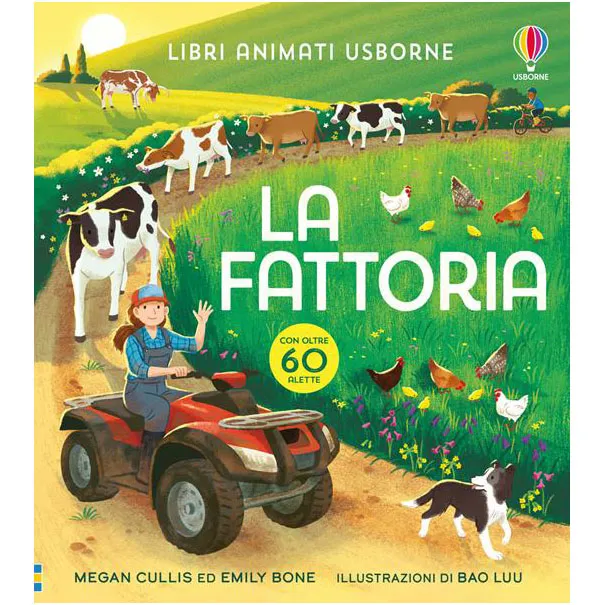 Usborne La fattoria libro finestrelle 3 anni