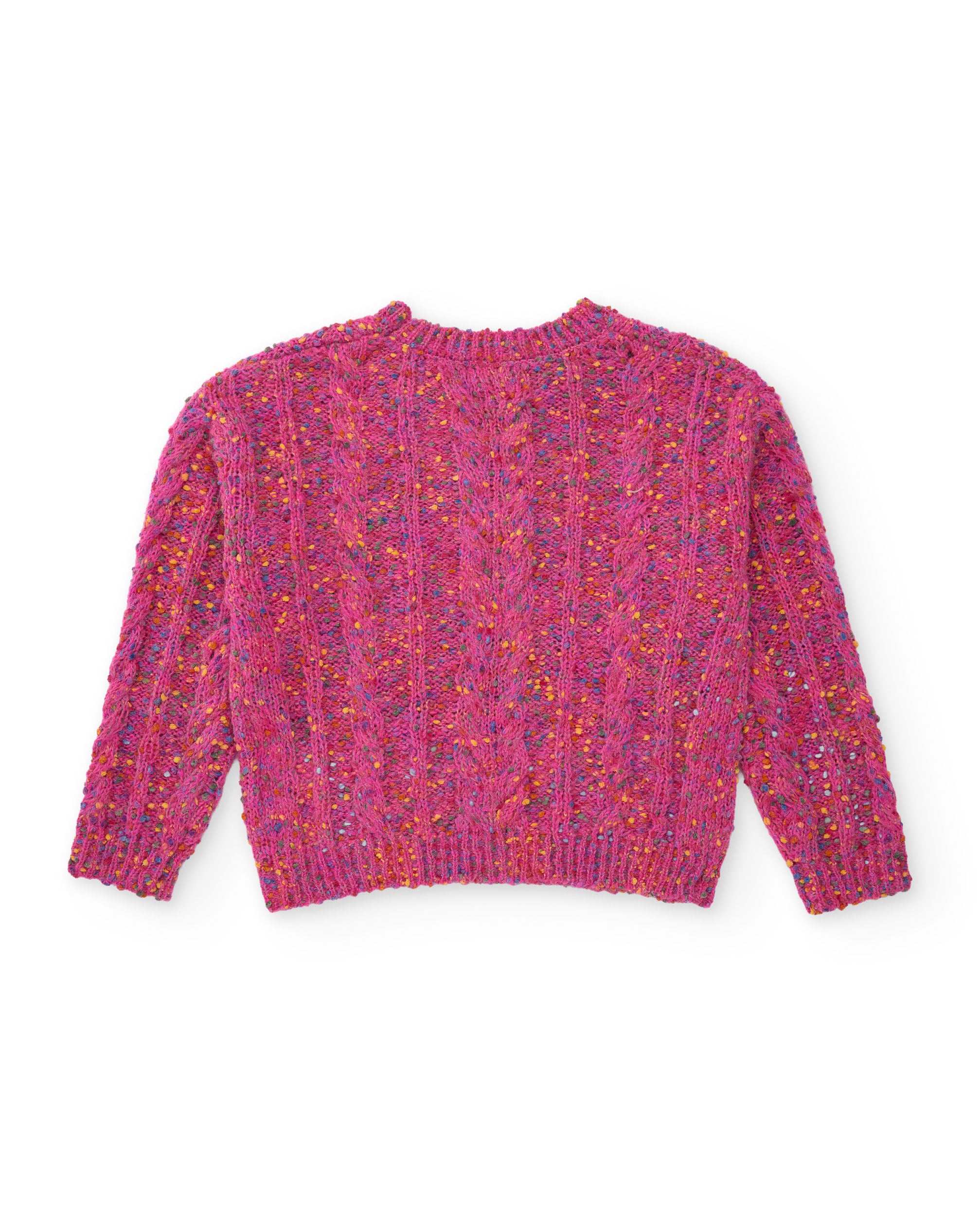 Tuc Tuc maglione bambina fuxia multicolore