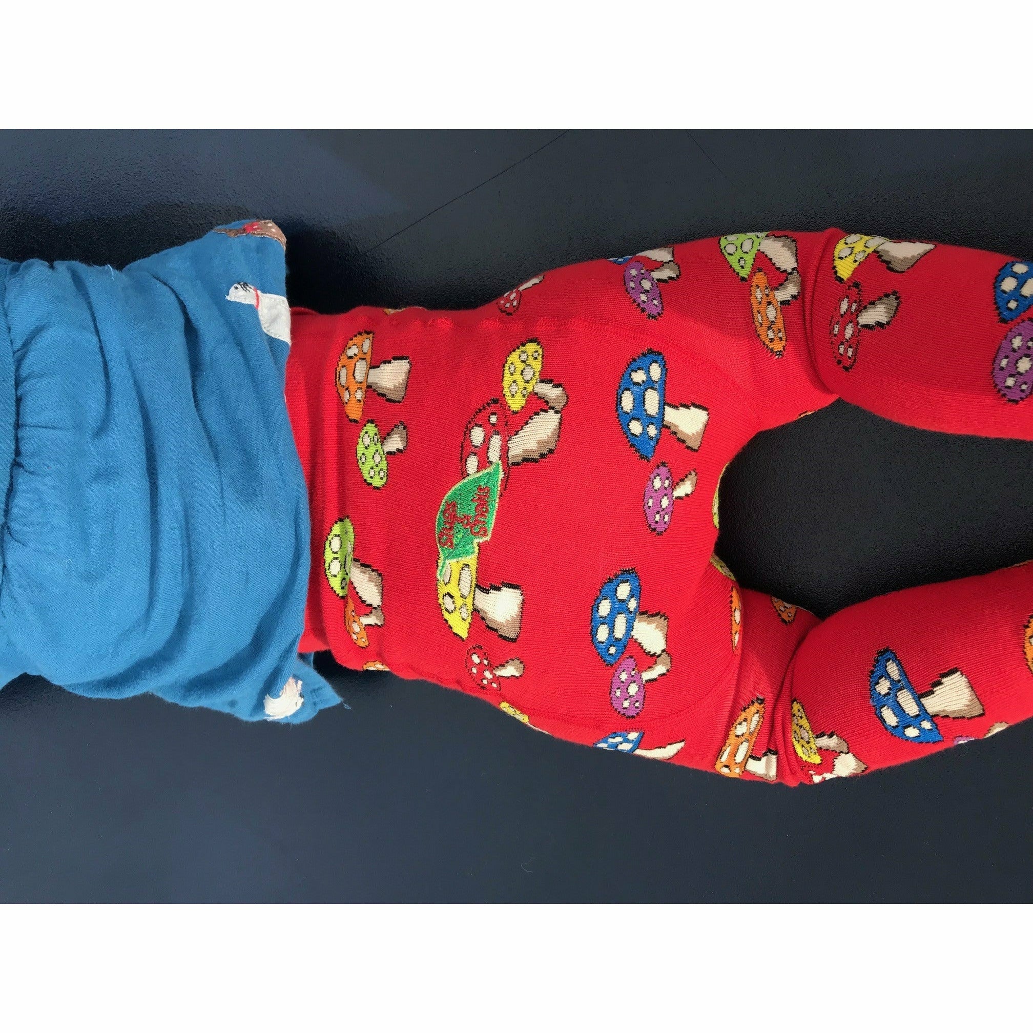Slugs & Snails Fun Guy collant bimbo cotone bio rosso funghi