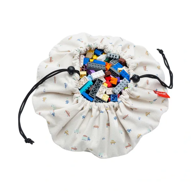 Play&Go Cars Mini Sacco Portagiochi Cotone 40 cm