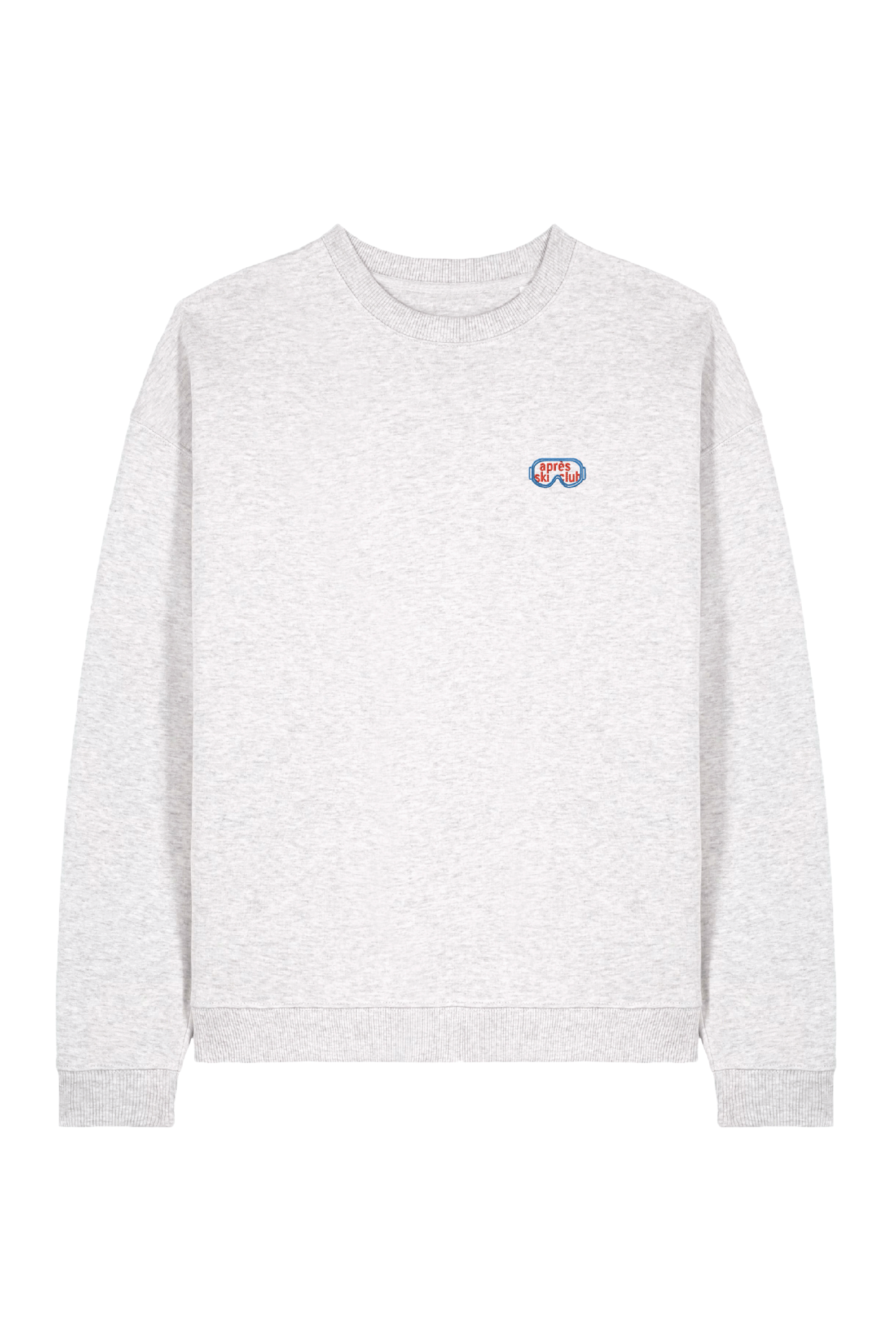 Ella and Rapha Apres Ski Club t-shirt grigia cotone organico