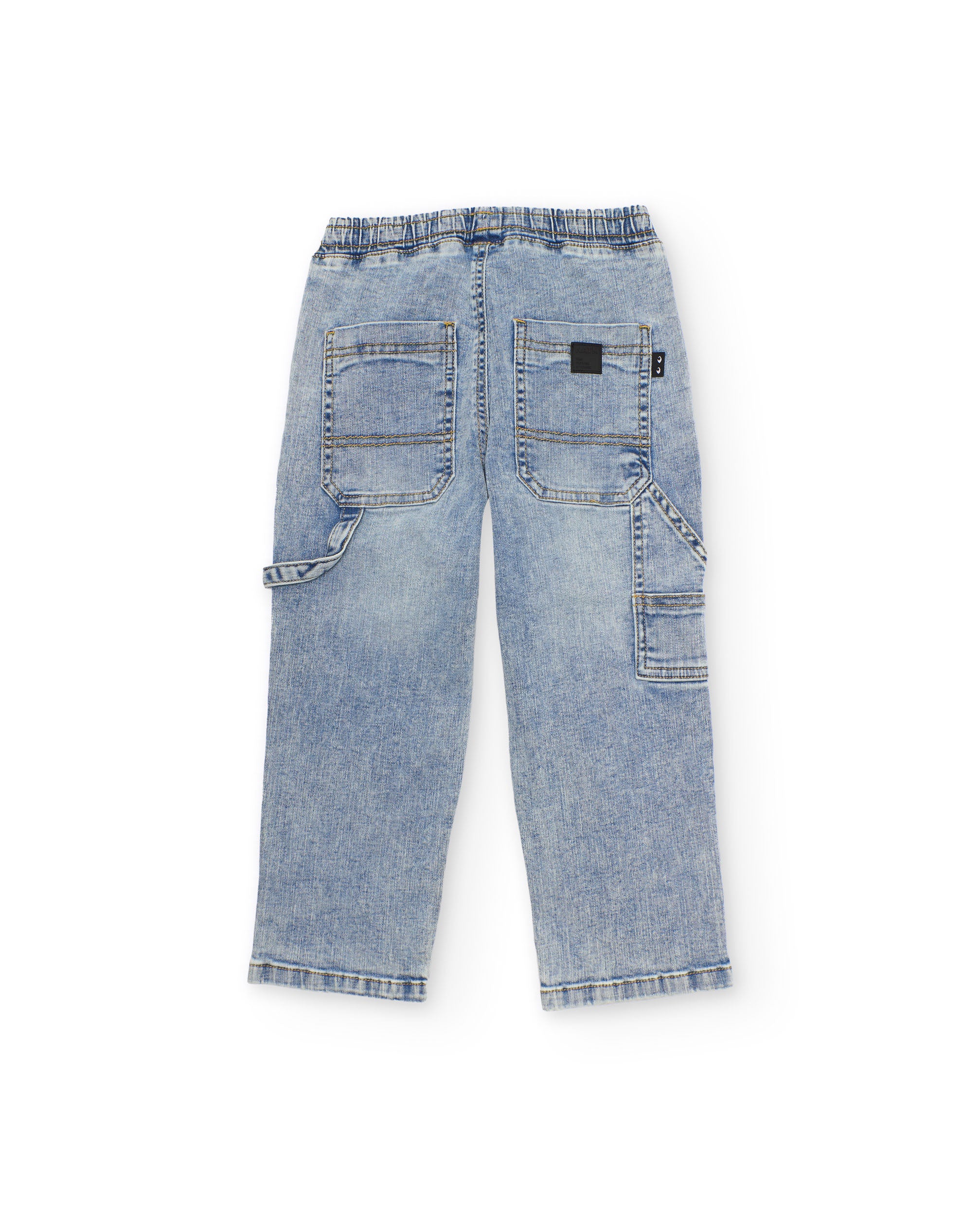 Tuc tuc Jeans pantaloni bambino blu denim elastico