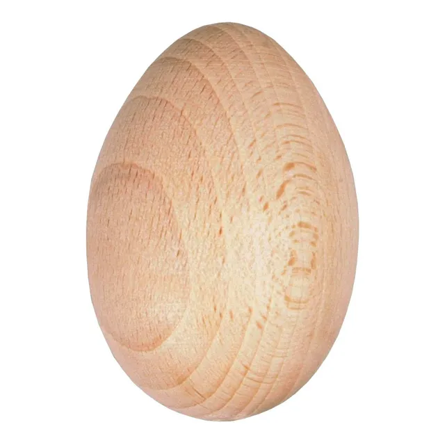 Uovo in Legno Materiale Euristico Montessori Gioco Tattile