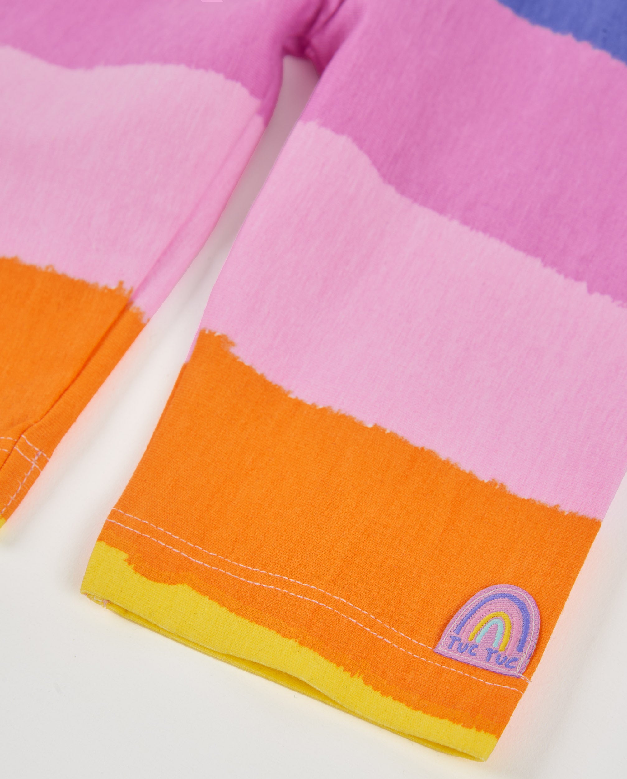Tuc Tuc leggings bambina multicolore righe elasticizzate